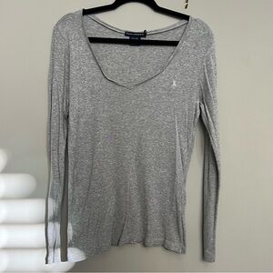 Ralph Lauren Sport Women's Grey Blouse XL
